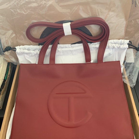 Telfar Medium Oxblood Bag - Picture 3 of 3